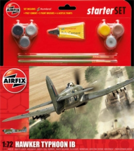 Airfix A55107 1:72 Scale North American Mustang IV Starter Set 