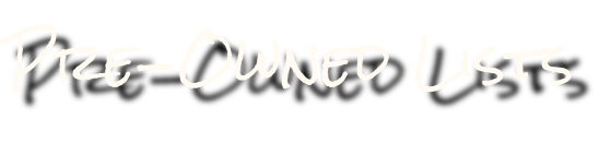 Pre-Owned Lists